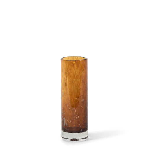 Cylindrical Vase <br> Cognac <br> (Ø 6.5 x H 20) cm