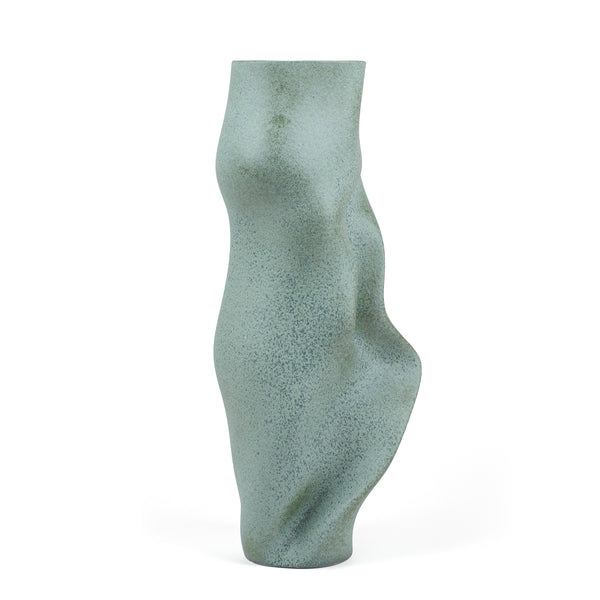 The Tourbillon Vase <br> 
Celadon
<br> (L 24.5 x W 26 x H 56.5) cm