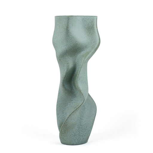 The Tourbillon Vase <br> 
Celadon
<br> (L 24.5 x W 26 x H 56.5) cm