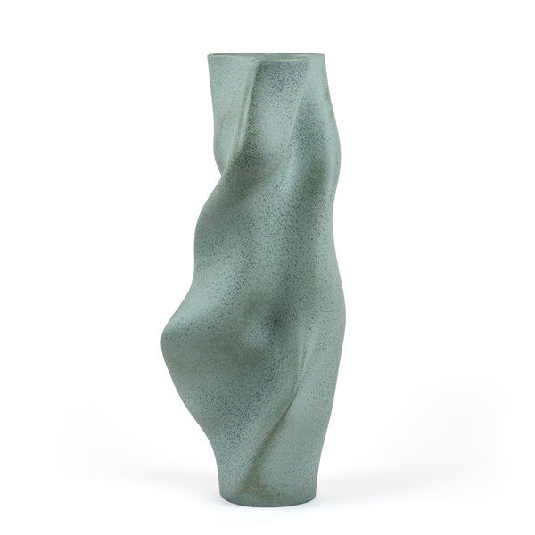 The Tourbillon Vase <br> 
Celadon
<br> (L 24.5 x W 26 x H 56.5) cm