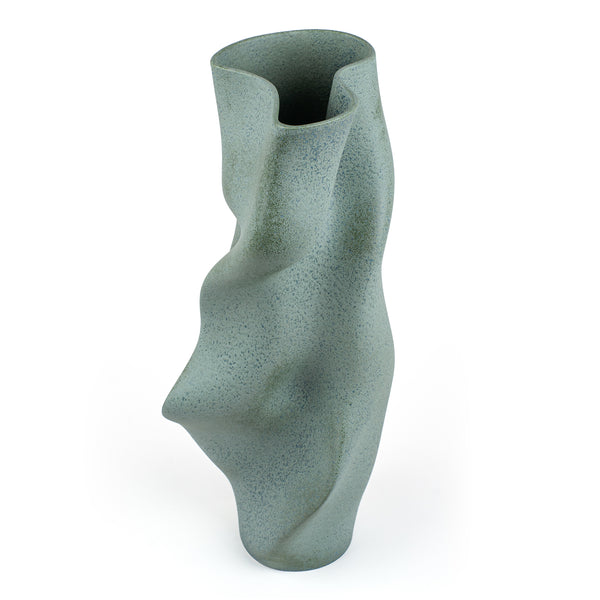 The Tourbillon Vase <br> 
Celadon
<br> (L 24.5 x W 26 x H 56.5) cm