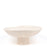 Round Dish on Stand <br> White <br> (Ø 40 x H 16) cm