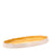Striped Oval Dish Low Border <br> Pastel Yellow <br> (L 57 x H 5) cm