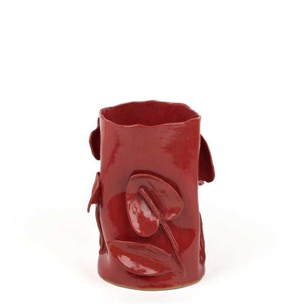 Lilies Vase <br>  Red<br> (Ø 17.5 x H 28) cm