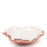 Double Ruffle Dish <br> Pink / White<br> (Ø 55 x H 15) cm