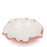 Double Ruffle Dish <br> Pink / White<br> (Ø 55 x H 15) cm