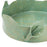 Lilies Round Dish <br>  Sage Green <br> (Ø 45 x H 11) cm