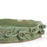 Roses Crafted Round Dish <br> Pistachio Green<br> (Ø 38 x H 6) cm