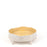 Round Dish with Legs <br> White / Yellow<br> (Ø 32 x H 11.5) cm