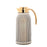 Diana Carafe with Leather Cover <br> Shiny Gold / Cream <br> 1.5 Liters