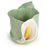 Lilies Vase <br>  Tea Green<br> (Ø 13.5 x H 15) cm