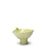 Bowl with Bird on Stand <br> Lime Green <br> (H 10.3) cm