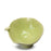 Bowl with Bird on Stand <br> Lime Green <br> (H 10.3) cm