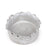 Flower Crafted Round Dish <br> Off White <br> (Ø 25 x H 11) cm