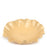 Ruffle Dish <br> Yellow <br> (Ø 50 x H 13) cm
