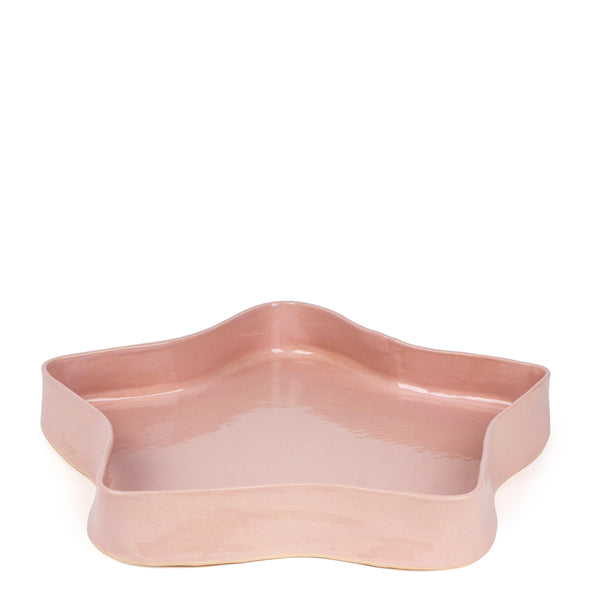 Star Dish <br> Pink <br> (L 42 x H 6) cm