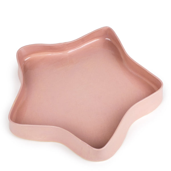 Star Dish <br> Pink <br> (L 42 x H 6) cm