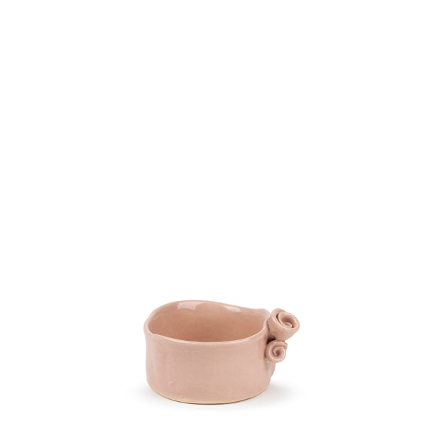 Roses Crafted Round Bowl <br>
Pastel Pink
<br> (Ø 11 x H 6.5) cm