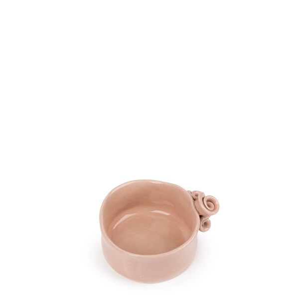 Roses Crafted Round Bowl <br>
Pastel Pink
<br> (Ø 11 x H 6.5) cm