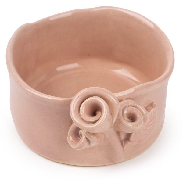 Roses Crafted Round Bowl <br>
Pastel Pink
<br> (Ø 11 x H 6.5) cm