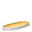 Oval Dish Low Border <br> Yellow / White <br> (L 48 x H 4) cm