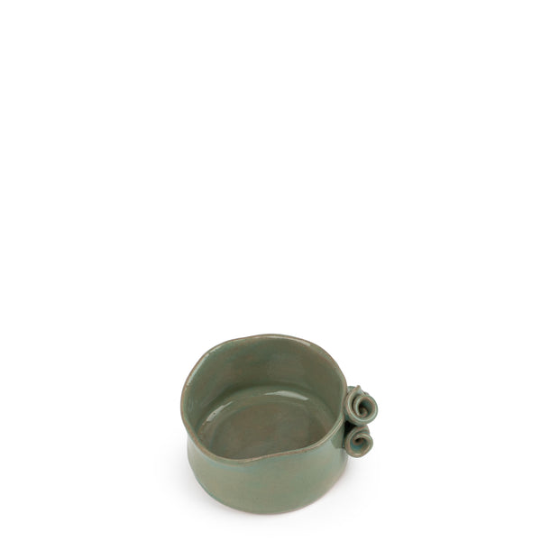 Roses Crafted Round Bowl <br>
Pistachio Green
<br> (Ø 11 x H 6.5) cm