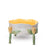 Round Dish with Rose Legs <br> Yellow <br> (Ø 32 x H 21.5) cm