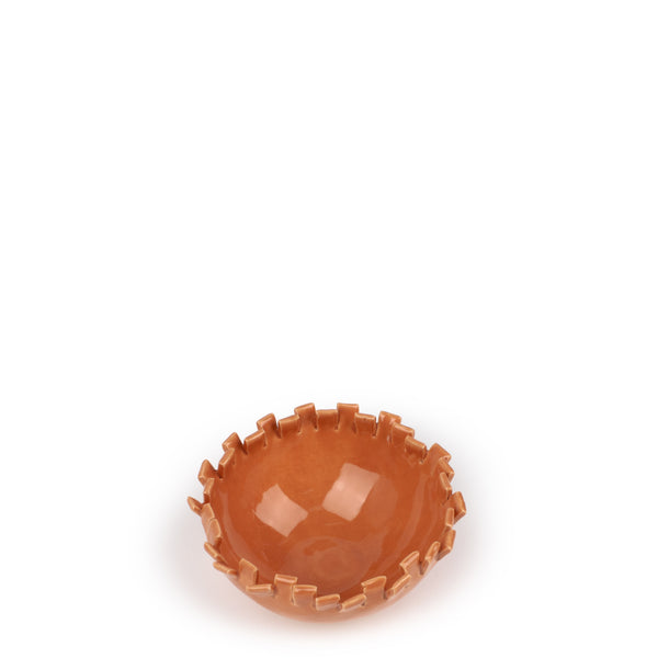 Cut Out Round Bowl <br>
Orange
<br> (Ø 14 x H 6) cm