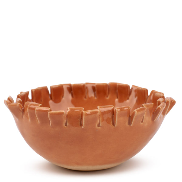 Cut Out Round Bowl <br>
Orange
<br> (Ø 14 x H 6) cm