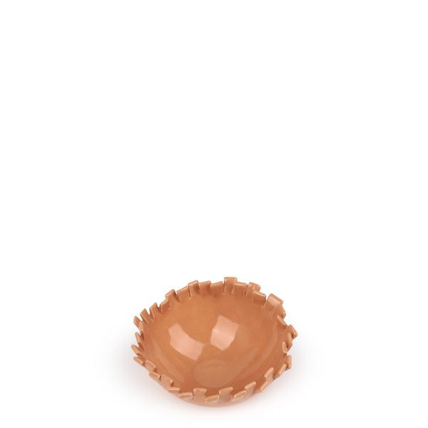 Cut Out Round Bowl <br>
Light Orange
<br> (Ø 14 x H 6) cm