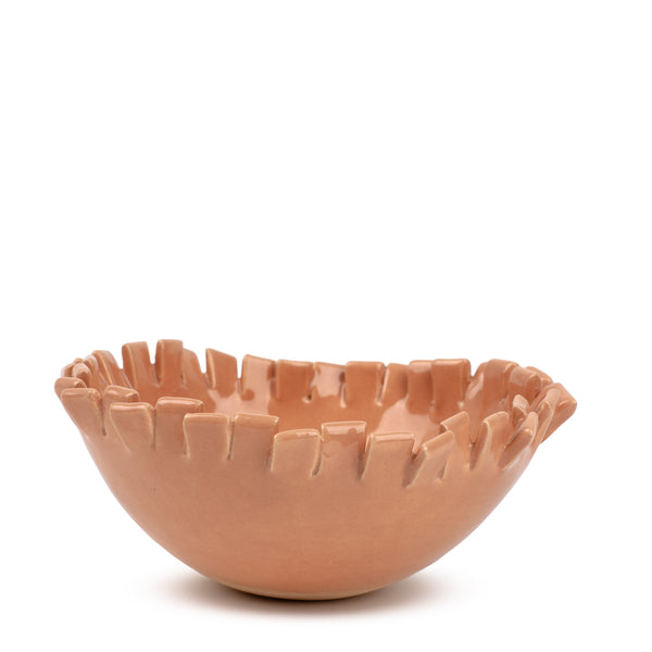Cut Out Round Bowl <br>
Light Orange
<br> (Ø 14 x H 6) cm
