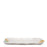 Lilies Rectangular Dish <br> White <br> (L 50 x H 4) cm