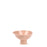 Bowl with Bird on Stand <br> 
Pastel Pink
<br> (H 11) cm