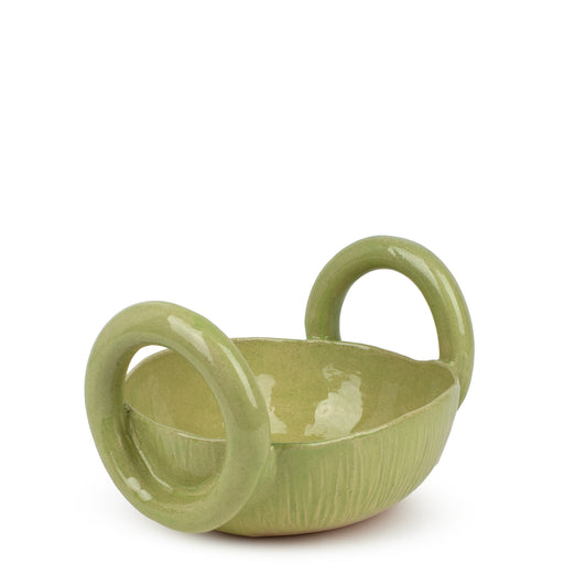 Basket Bowl <br> Lime Green <br> (Ø 30 x H 19) cm