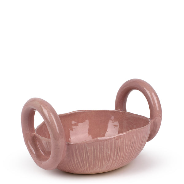 Basket Bowl <br> Pink <br> (Ø 30 x H 19) cm