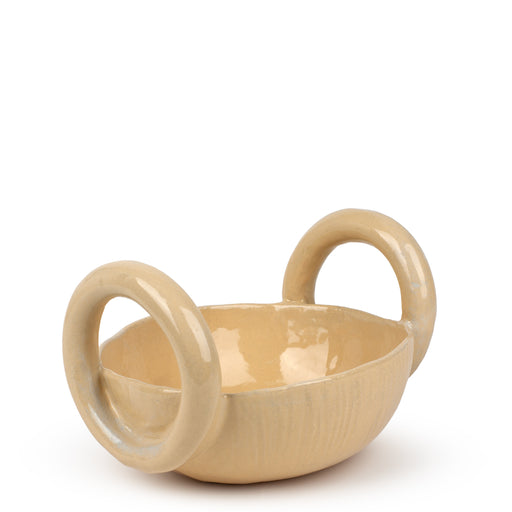 Basket Bowl <br> Pastel Yellow <br> (Ø 30 x H 19) cm