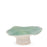 Flat Dish on Stand <br> Pastel Green <br> (Ø 38 x H 13.5) cm