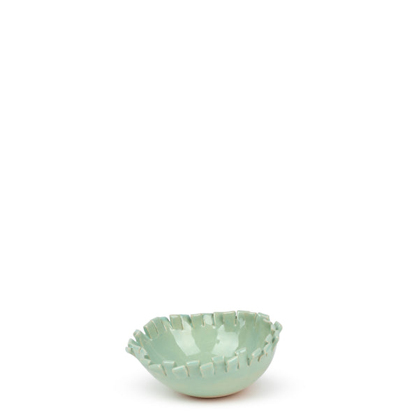 Cut Out Round Bowl <br> Pastel Green <br> (Ø 14 x H 6) cm