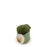 Lilies Vase <br> Moss Green <br> (Ø 12 x H 14) cm