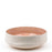 Bicolore Round Dish <br>
White / Pink <br>
(Ø 35 x H 14) cm