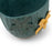 High Decorative Flower Pot <br>
Teal <br>
(Ø 22 x H 16) cm