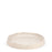 Striped Round Dish Low Border <br> 
White
<br> (Ø 32 x H 4.5) cm