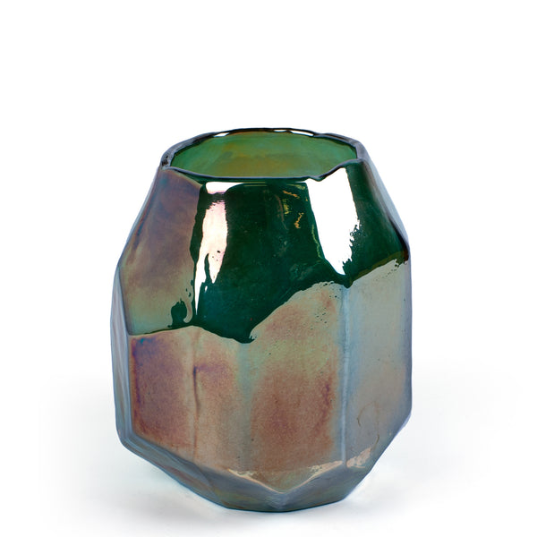 Diamond Candle Holder & Vase<br> Copper <br> (D 11 x H 12) cm