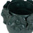 Flower Crafted Round Vase <br> Blue Green <br> (Ø 19 x H 20) cm