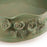 Roses Crafted Dish on Stand <br> Sage Green <br> (Ø 38 x H 20) cm