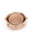 Roses Dish on Stand <br> Nude <br> (Ø 26 x H 19) cm