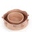 Roses Dish on Stand <br> Nude <br> (Ø 32 x H 20) cm