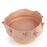 Roses Dish on Stand <br> Nude <br> (Ø 32 x H 20) cm