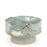 Cherry Blossom Dish on Stand <br> Light Blue <br> (Ø 32 x H 20) cm
