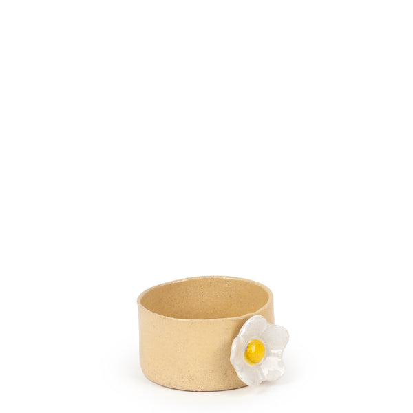 Daisy Bowl <br> Pastel Yellow <br> (Ø 11 x H 6) cm
